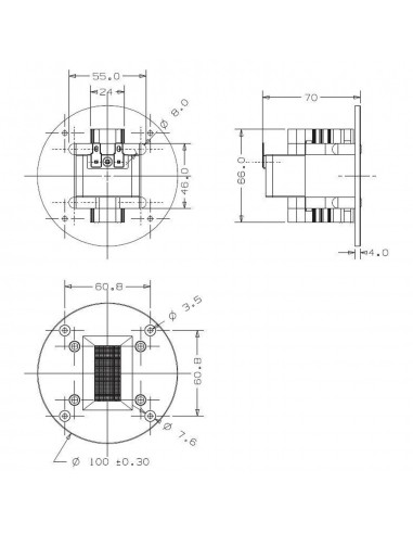 Fountek NeoCD1.0  dimensions