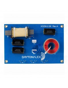 Dayton Audio XO2W-2.5K 2-Way Speaker Crossover 2,500 Hz Assembled crossover