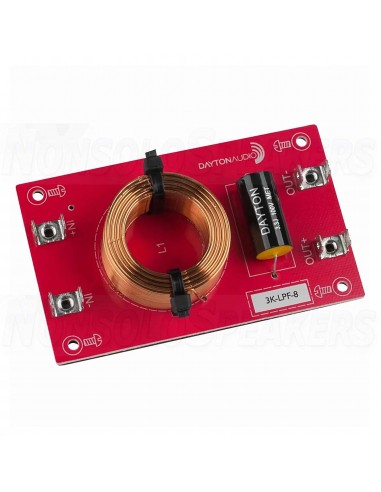 Dayton Audio 3000-LPF-8 Low Pass Speaker Crossover 3,0 kHz 12 dB/Octave, 8 Ohm