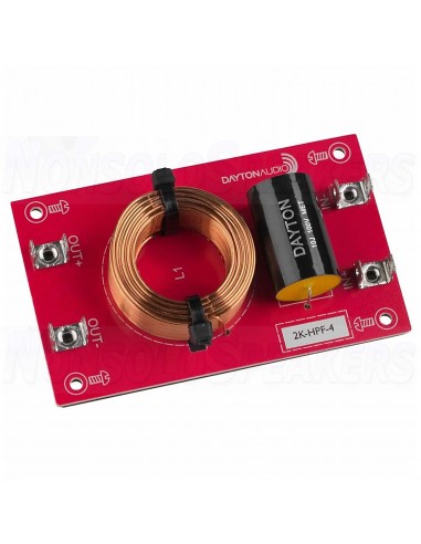 Dayton Audio 2000-HPF-4 High Pass Speaker Crossover 2,0 kHz 12 dB/Octave, 4 Ohm