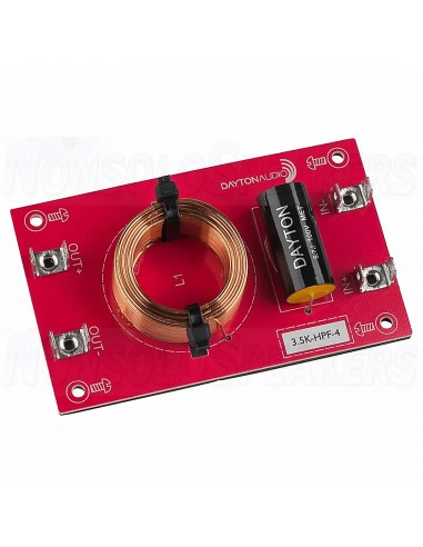 Dayton Audio 3000-HPF-4 High Pass Speaker Crossover 3.0 kHz 12 dB/Octave, 4 Ohm