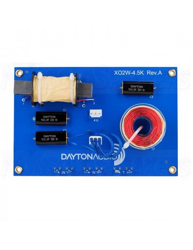 Dayton Audio XO2W-4.5K 2-Way Speaker Crossover 4,500 Hz