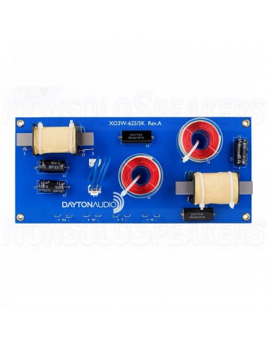 Dayton Audio XO3W-625/5K 3-Way Speaker Crossover 625/5,000 Hz Assembled