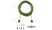 Deaf Bonce Machete MWK-102 6mm2 CCA cable kit for 2-channel amplifier