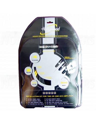 Hollywood CCA 48 Cable set with 9.6 qmm cabling, for 4CH amplifier, incl. two-line speaker