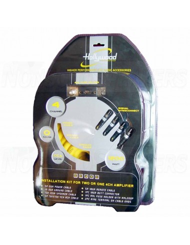 Hollywood CCA 40 Cable set with 53 qmm cabling, CCA, for 4CH amplifier, incl. two-line speaker