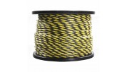 Hollywood PRO SX 16 2x 1.5 qmm speaker cable, OFC, extra flexible, twisted, black/yellow