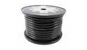 Hollywood CCA PCB 4 21.4 qmm power cable, CCA, medium flexibility, black