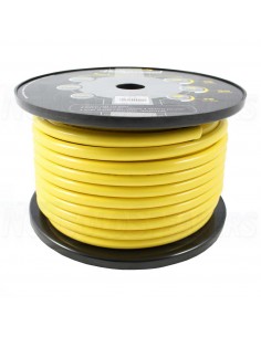 Hollywood CCA PCY 4 21.4 qmm power cable, CCA, medium flexible, yellow