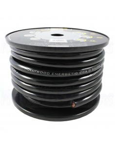 Hollywood CCA PCB 0 53 qmm power cable, CCA, medium flexible, black