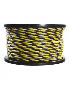Hollywood PRO SX 14 - 2x 2.2 qmm speaker cable, OFC, extra flexible, twisted, black/yellow