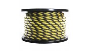 Hollywood PRO SX 12 - 2x 3.3 qmm speaker cable, OFC, extra flexible, twisted, black/yellow