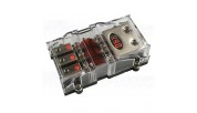 Hollywood MAHX 3R Voltmeter Fuse Box Mini ANL , 3 positions, voltmeter, 21.4 / 53 qmm