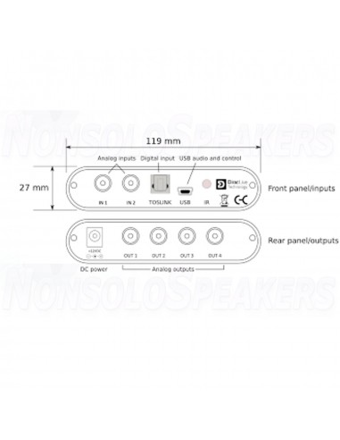 miniDSP DDRC-24 USB DAC Digital Signal Processor