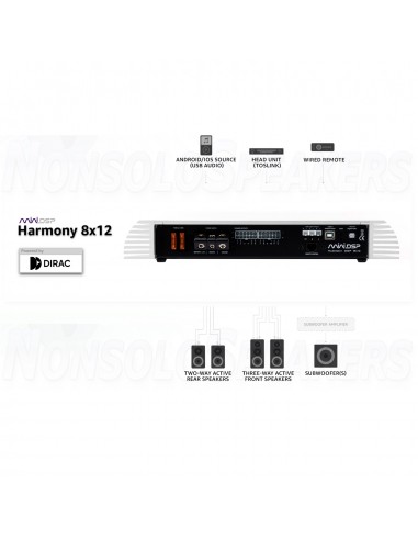 miniDSP Harmony 8x12 Car Amplifier with Dirac Live