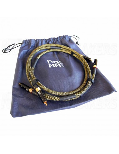 RAMM AUDIO ELITE 8 RCA Cables OCC Copper Cryo Gold Plated 1m (Pair)