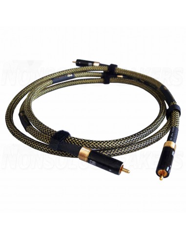 RAMM AUDIO ELITE 8 RCA Cables OCC Copper Cryo Gold Plated 1m (Pair)