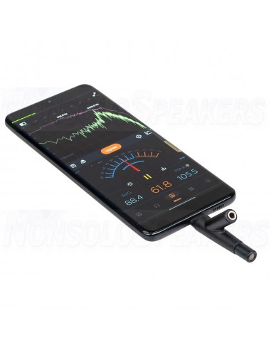 Dayton Audio iMM-6C Calibrated USB-C Measurement Microphone for Apple/ Android
