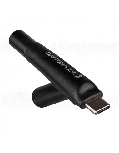 Dayton Audio iMM-6C Calibrated USB-C Measurement Microphone for Apple/ Android