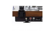 Dayton Audio  TT-1BTW Turntable with USB, Bluetooth, Audio-Technica AT-VM95E WOOD.