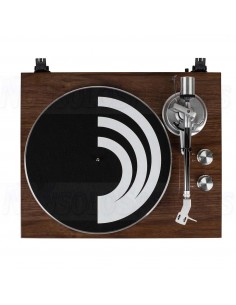 Dayton Audio  TT-1BTW Turntable with USB, Bluetooth, Audio-Technica AT-VM95E WOOD. 2