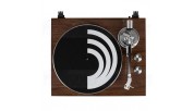 Dayton Audio  TT-1BTW Turntable with USB, Bluetooth, Audio-Technica AT-VM95E WOOD.