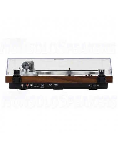Dayton Audio  TT-1BTW Turntable with USB, Bluetooth, Audio-Technica AT-VM95E WOOD.