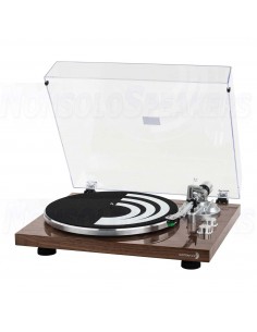 Dayton Audio  TT-1BTW Turntable with USB, Bluetooth, Audio-Technica AT-VM95E WOOD.