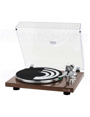 Dayton Audio  TT-1BTW Turntable with USB, Bluetooth, Audio-Technica AT-VM95E WOOD.