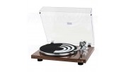 Dayton Audio  TT-1BTW Turntable with USB, Bluetooth, Audio-Technica AT-VM95E WOOD.