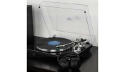 Dayton Audio TT-1BTB Turntable with USB, Bluetooth, Audio-Technica AT-VM95E GLOSS.