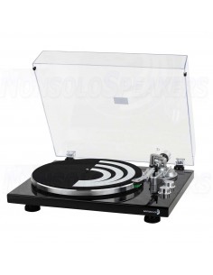 Dayton Audio TT-1BTB Turntable with USB, Bluetooth, Audio-Technica AT-VM95E GLOSS.