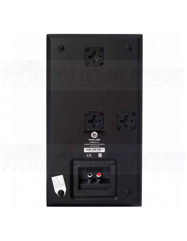 Wall speaker system DLS Flatbox Midi Satin Black