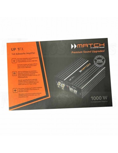 Match UP 1FX AMPLIFIER 1x350W Upgrade-amplifier