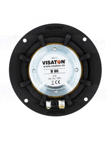 Visaton B 80 3.3" High-End Full-Range Loudspeaker 8 Ohm
