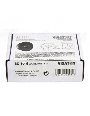 Visaton SC 10 N Dome Tweeter