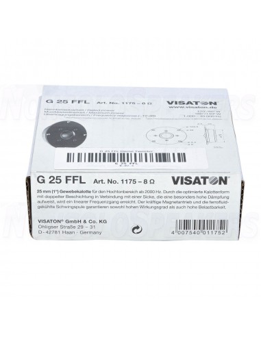 Visaton G 25 FFL Dome Tweeter