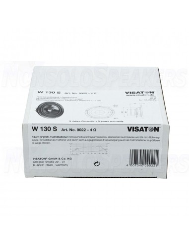 Visaton W 130 S - 4 5" Woofer 4 Ohm
