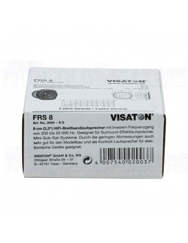 Visaton FRS 8 - 4 Full-range Woofer