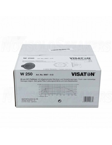 Visaton W 250 - 8 10" Woofer 8 Ohm