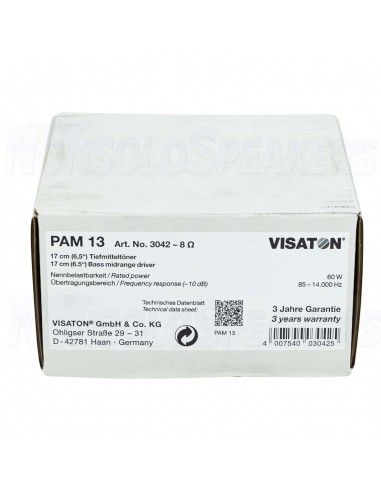 Visaton PAM 13 5'' Bass-mid Woofer
