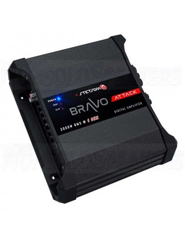 Stetsom BRAVO3000_1ATCK Digital Car Amplifier -1ohm Attack line