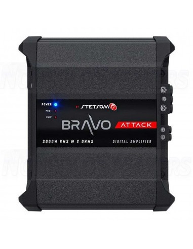 Stetsom BRAVO3000_2ATCK Digital Car Amplifier -2ohm Attack line