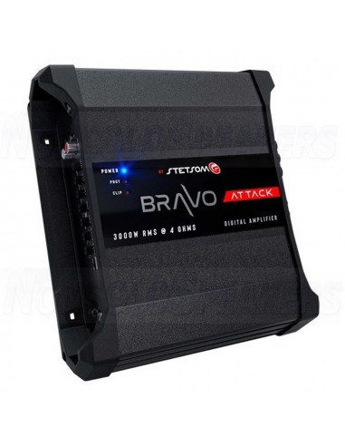 Stetsom BRAVO3000_4ATCK Digital Car Amplifier -4ohm Attack line