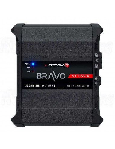 Stetsom BRAVO3000_4ATCK Digital Car Amplifier -4ohm Attack line