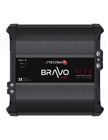 Stetsom BRAVOFLX3K Car Digital Amplifier - 0.5-2ohm
