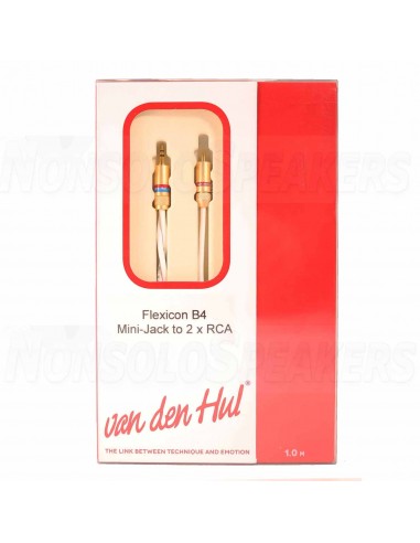 Van den Hul The Flexicon B4 stereo 3.5 jack RCA adapter