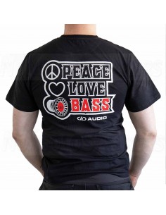DD Love Peace & Bass Black t-shirt XXL 2