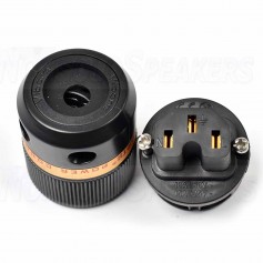 Viborg  VF501G - connector IEC 6-19mm - gold 24K
