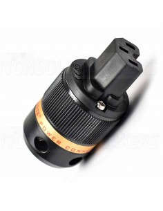 Viborg  VF501G - connector IEC 6-19mm - gold 24K